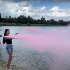 Kleurenpoeder Spray Roze